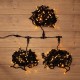 Гирлянда "LED ClipLight" 24V, 3 нити по 20 м, свечение с динамикой, цвет диодов Желтый  323-301  NEON-NIGHT