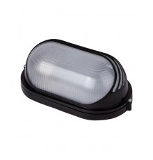 Светильник пылевлагозащищенный под лампу для ЖКХ НПБ1207 черный/овал ресничка 100Вт IP54  SQ0303-0058  TDM