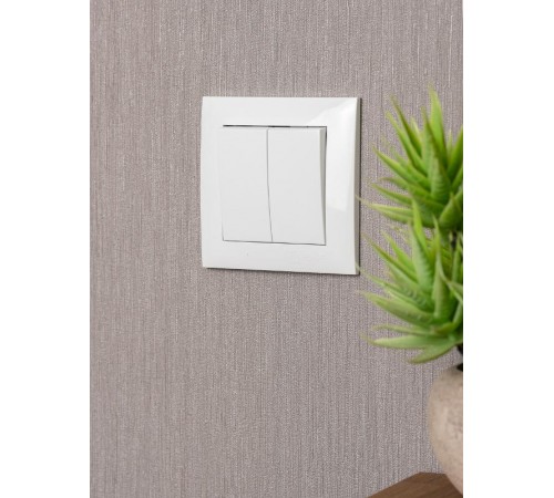 Валенсия выключатель 2-кл. 10А белый EKF PROxima   EWV10-023-10   EKF