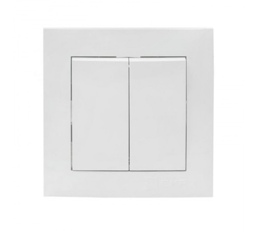 Валенсия выключатель 2-кл. 10А белый EKF PROxima   EWV10-023-10   EKF