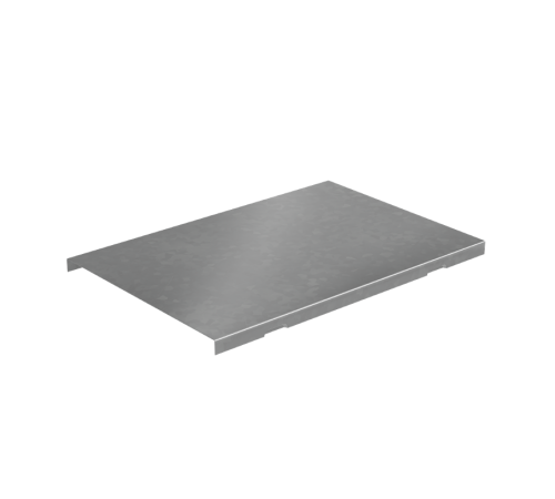 Крышка угла верт. внеш. 400 мм с разворотом трассы на 90 гр. "ПЛЮС"  KVLPDplus90-400   КМ-профиль