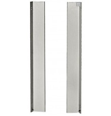 Фальш-панель вертикальная WZ-1718-59-03-161 42 U для шкафовш.800мм с профилями новой конструкции ( с 2012 г.),черн. (RAL 9005)  44620  Zpas