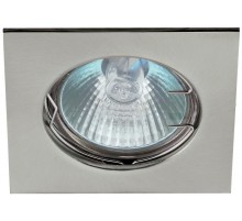 Светильник литой квадрат KL2 SN MR16,12V/220V, 50W сатин никель  C0043659  ЭРА