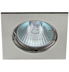 Светильник литой квадрат KL2 SN MR16,12V/220V, 50W сатин никель  C0043659  ЭРА