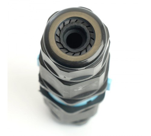 Соединитель-коннектор разъемный с замком 3-контактный, с пружинным контактом IP68, черный, LD540  49193  STEKKER