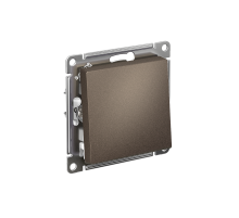 AtlasDesign Мокко Выключатель 1-клавишный 2-полюсный, 10А, механизм  ATN000621  SE