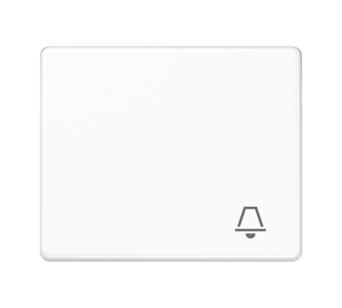 Клавиша для выключателя с символом "звонок"; белая SL590KWW Jung