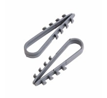 Дюбель-хомут нейлоновый PROconnect 5-10 мм, серый, упаковка 100 шт.  07-4501-3  PROconnect