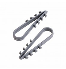 Дюбель-хомут нейлоновый PROconnect 5-10 мм, серый, упаковка 100 шт.  07-4501-3  PROconnect