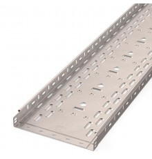 Лоток перфорированный Стандарт INOX (AISI 409) 300х50х3000 (0,8 мм) (12 м/уп)  PR16.2420  Промрукав