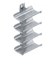 Кронштейн тоннельный на рейке 400 мм. 4 полки. (KTW 100 4 FT)  6006904  OBO Bettermann