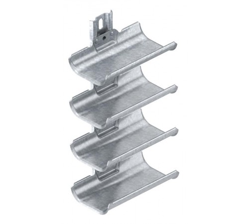 Кронштейн тоннельный на рейке 400 мм. 4 полки. (KTW 100 4 FT)  6006904  OBO Bettermann