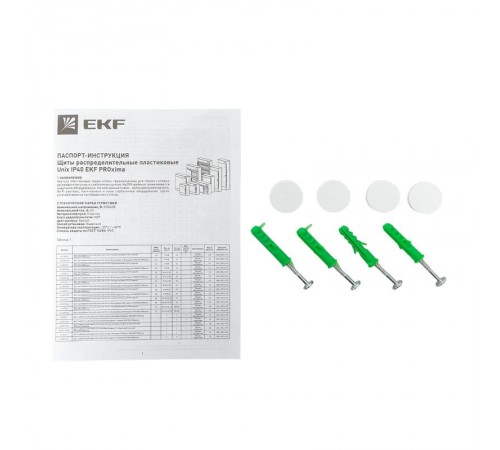 Щит слаботочный навесной "Unix" прозрачная дверь 3 габарит увеличенный IP41 EKF PROxima  ux-3m-n-xl  EKF