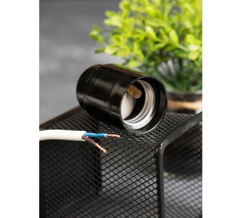 Патрон подвесной карболитовый Е27 черный без наклейки PROxima  LHC-E27-s  EKF