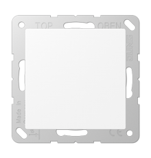 Крышка без отверстий с суппортом; термопласт; белый матовый; A500  A594-0WWM  Jung