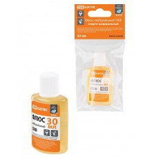 Флюс нейтральный СКФ, спирто-канифольный, 30 мл, дозатор, инд. упаковка, серия "Алмаз"  SQ1025-1506  TDM