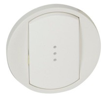 Celiane Белый Клавиша 1-ая с подсветкой  068003  Legrand