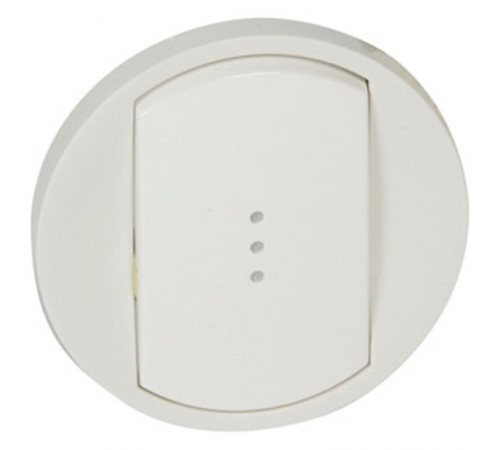 Celiane Белый Клавиша 1-ая с подсветкой  068003  Legrand