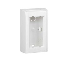 Simon Connect Блок настенный на 1 S-модуль Сима Про, поверхностный монтаж, белый  SBC100-9  Simon