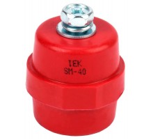 Изолятор SM40 (М8) силовой с болтом   YIS11-40-12-B  IEK
