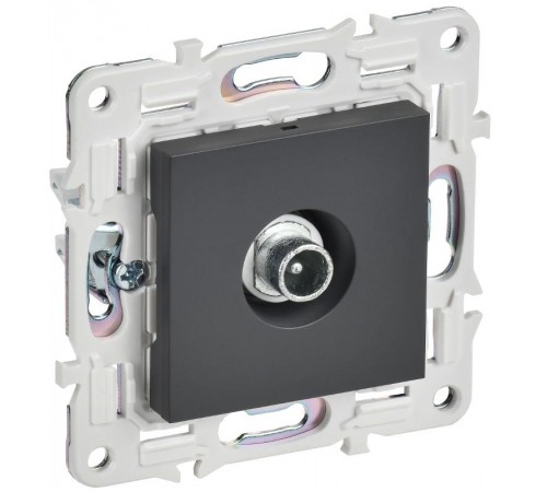 SKANDY Розетка TV проходная SK-A17T титан  SK-A10-P-K48  IEK