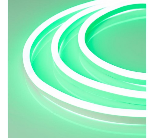 Гибкий неон ARL-NEON-1608GH-SIDE 24V Green (arlight, 6 Вт/м, IP65)  030878  Arlight