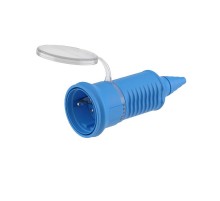 Розетка Schuko. Каучук.  DIS1103160  DKC