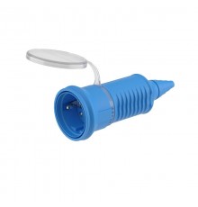 Розетка Schuko. Каучук.  DIS1103160  DKC