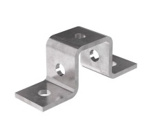 Пластина П-образная 5 отверстий профиль 41х41 HDZ  PR08.8793  Промрукав