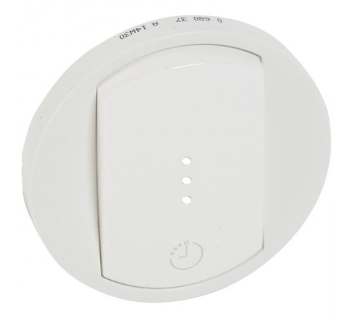 Celiane Белый Накладка таймера-выключателя 67423  068037  Legrand