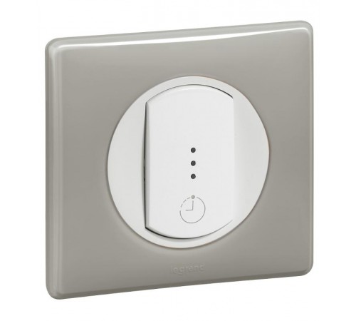 Celiane Белый Накладка таймера-выключателя 67423  068037  Legrand