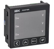 Вольтметр цифр. щит. 3-ф. RS-485 96х96 LED MASTER  MI-DV21-6-3-1-LED  IEK