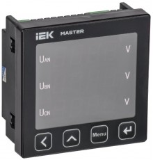 Вольтметр цифр. щит. 3-ф. RS-485 96х96 LED MASTER  MI-DV21-6-3-1-LED  IEK