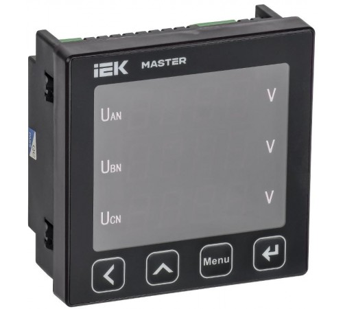 Вольтметр цифр. щит. 3-ф. RS-485 96х96 LED MASTER  MI-DV21-6-3-1-LED  IEK