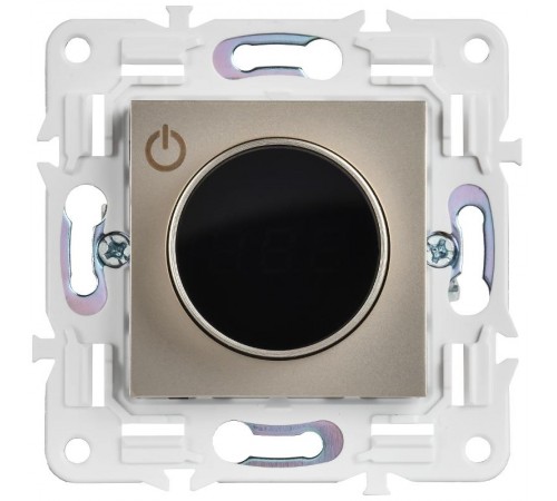 SKANDY Термостат электронный с индикацией SK-T01Sh шампань   SK-RT11-K37  IEK