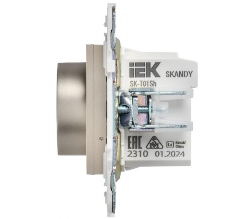 SKANDY Термостат электронный с индикацией SK-T01Sh шампань   SK-RT11-K37  IEK