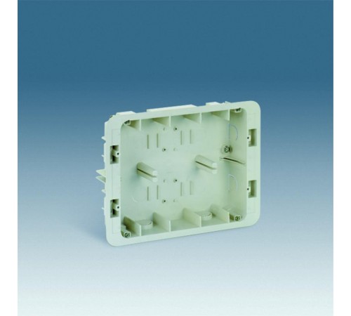 Simon 27 Коробка для внутреннего монтажа 2-рядной рамки с суппортами, 236х171х50,5мм  27856-61  Simon