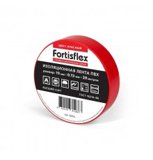 Изолента ПВХ 19х0.13x20 (красн)  90814  Fortisflex