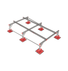 Опорная конструкция для установки оборудования TECHNORAPTOR LIGHTFOOT 1500х2500  KM-TR-LTF-SSEI-1500-2500  КМ - профиль