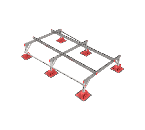 Опорная конструкция для установки оборудования TECHNORAPTOR LIGHTFOOT 1500х2500  KM-TR-LTF-SSEI-1500-2500  КМ - профиль