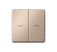 ArtGallery Песочный Выключатель 2-клавишный ДЛЯ ЖАЛЮЗИ, 2х сх.4, 10А, механизм, быстрозажим. клем.   GAL001219S  SE