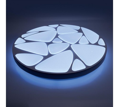 Светильник светодиодный декоративный бытовой накл. с пультом AL4061 тарелка 72W 3000К-6000K белый  41233  Feron