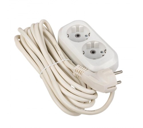 Удлинитель "Эксперт"  2 гнезда 5 метров 16А/3,5кВт с заземлением ПВС 3х1 EKF PROxima  UBA16-310-2-05  EKF