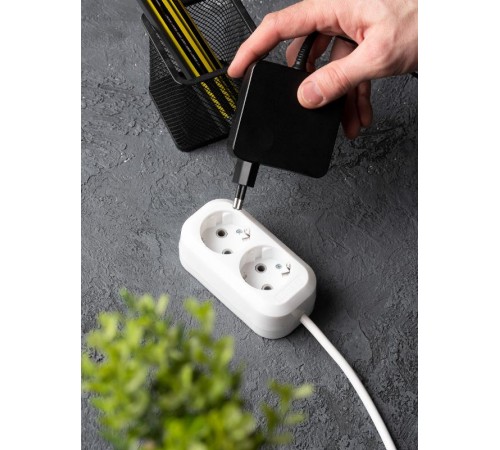 Удлинитель "Эксперт"  2 гнезда 5 метров 16А/3,5кВт с заземлением ПВС 3х1 EKF PROxima  UBA16-310-2-05  EKF