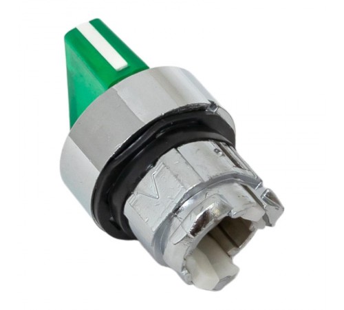 Исполнительный механизм переключателя ХB4 зеленый на 2 положения возвратный без фиксации, с подсветкой с короткой ручкой EKF PROxima    XB4BD2L-G   