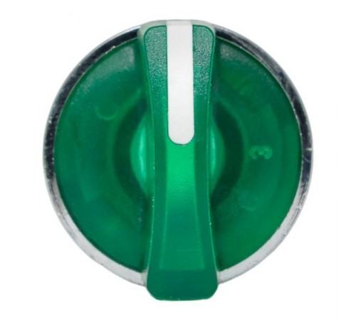 Исполнительный механизм переключателя ХB4 зеленый на 2 положения возвратный без фиксации, с подсветкой с короткой ручкой EKF PROxima    XB4BD2L-G   