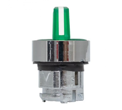 Исполнительный механизм переключателя ХB4 зеленый на 2 положения возвратный без фиксации, с подсветкой с короткой ручкой EKF PROxima    XB4BD2L-G   