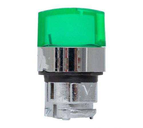 Исполнительный механизм переключателя ХB4 зеленый на 2 положения возвратный без фиксации, с подсветкой с короткой ручкой EKF PROxima    XB4BD2L-G   