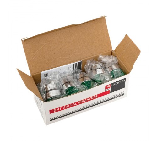 Исполнительный механизм переключателя ХB4 зеленый на 2 положения возвратный без фиксации, с подсветкой с короткой ручкой EKF PROxima    XB4BD2L-G   