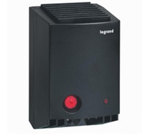 Электрический нагреватель - 230 В~ - класс II - 350 Вт - 7.5 A - термостат 0-60 С° с подсветкой - расход 35 м3/ч  034806  Legrand